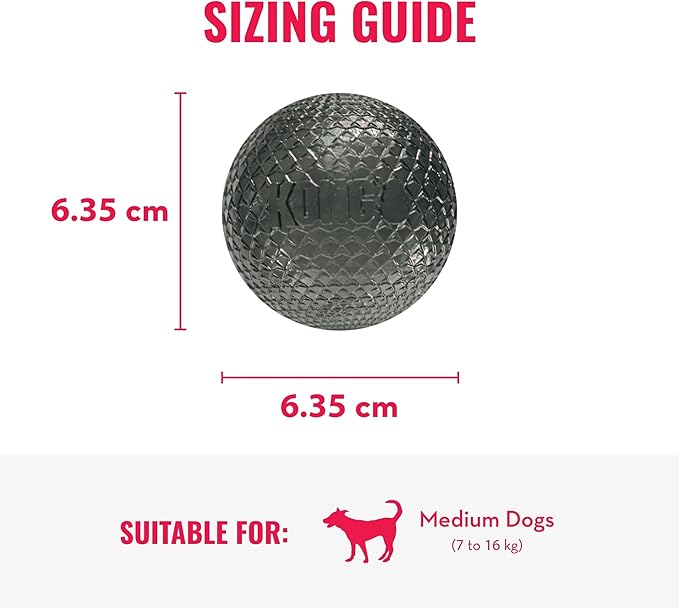 KONG Company 38736317: Duramax Dog Toy Ball, Md, Medium Breeds