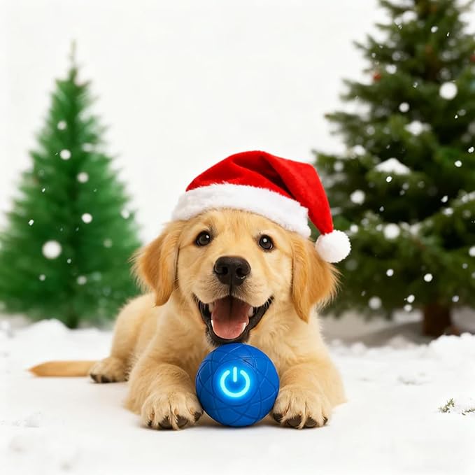 Viral Shaky Ball for Dogs, Smart Interactive Dog Toy Ball, Smart Jumping Automatic Moving Bouncing and Rotating Balls, Electric Vibrating & Rolling for Large/Small Dogs and Cats