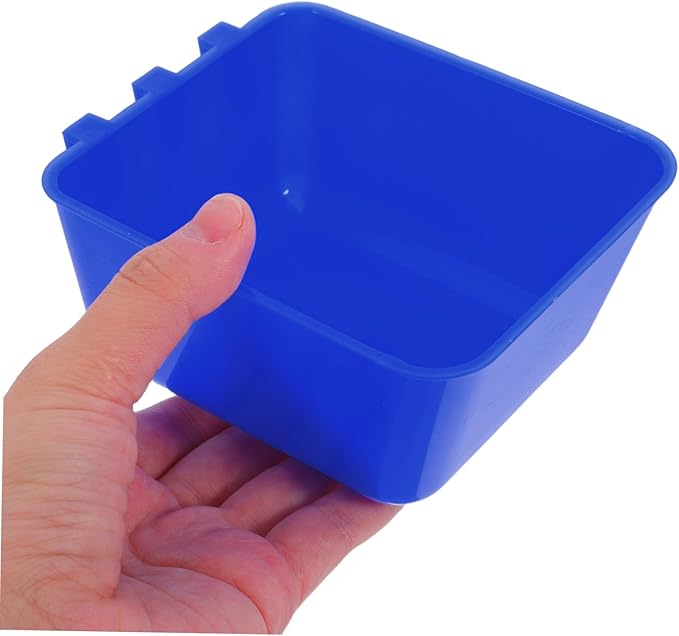 KESYOO 4pcs Sturdy Bird Cage Feeding Bowl Hanging Water Feeders for Birds Rabbits Chicken Water Cup Poultry Feeder Travel-Friendly Pet Waterer