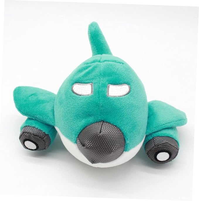 Didiseaon 3pcs Pet Interactive Plane Shape Squeaky Chewing Toy Creative Sound Playing Intellectual Toys for Dogs Cats Red Reduce Boredom Destructive Behavior