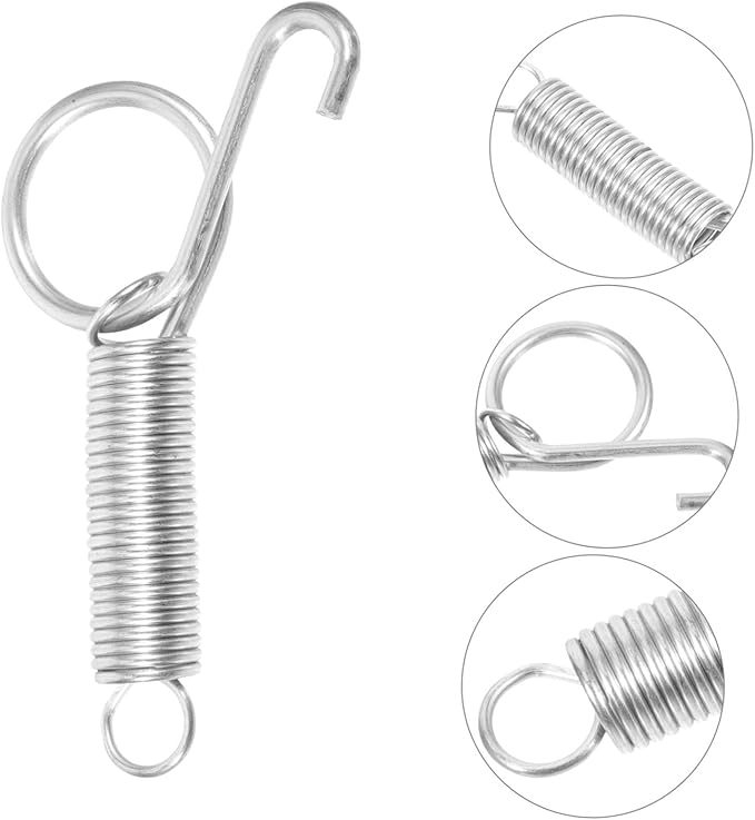 BESPORTBLE 10pcs Rabbit Cage Door Spring Hooks Fixed Hook for Cage Door Multi-Functional