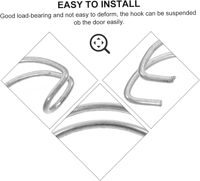 BESPORTBLE 40pcs Heavy-Duty Cage Door Hooks Multifunctional Hooks for Bird and Rabbit Cages Space-Saving Design for Home Use Durable Steel Construction