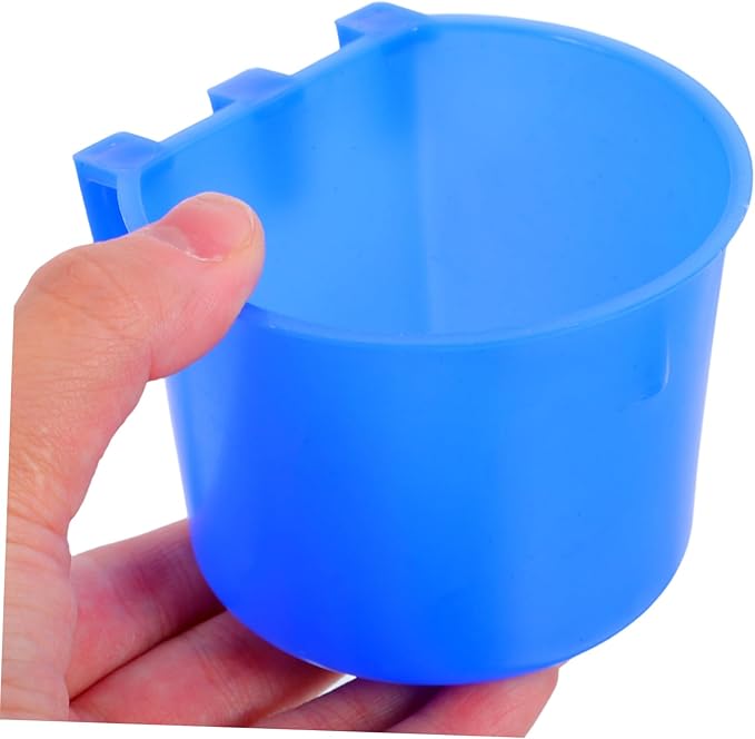 TOYANDONA 4pcs Thickened Bird Cage Feeding Bowl Versatile Hanging Dog Feeder Bowl Easy Install for Small Pets