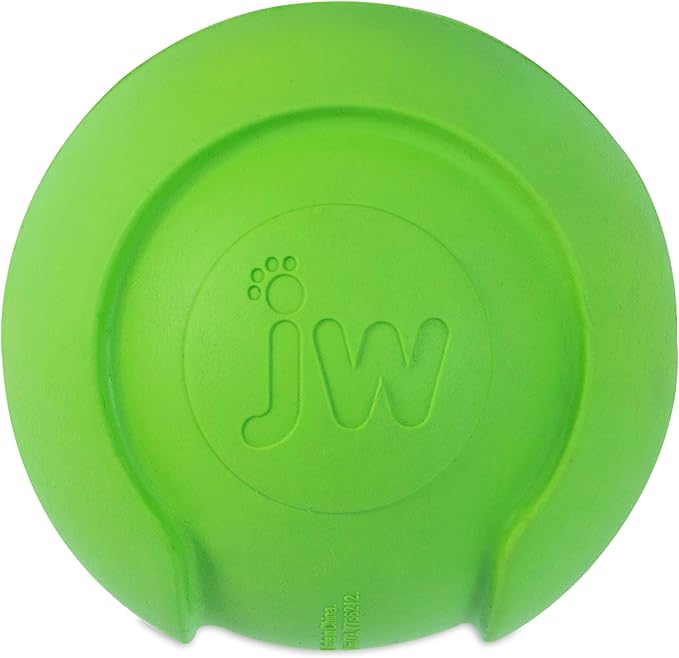 JW Pet Company iSqueak Bouncin' Baseball Dog Toy, Medium (Colors Vary)