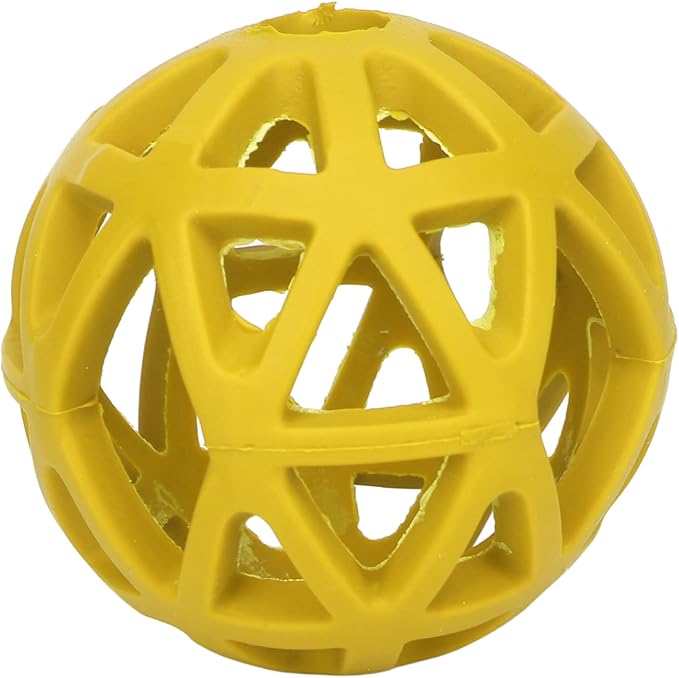 Asixxsix Hollow Dog Ball, Rubber Dog Toy Puzzle Ball Bite Dog Hollow Ball Toy Fun Interactive Chewing Pet Toy Ball, Lightweight and Portable Pet Toy for Dogs Cats Pets (L)