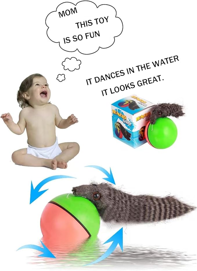 All Purpose Beaver Ball Weasel Ball Bath Toy for Children Adults Dogs Or Cats of All Varieties Suitable for Swimming Or Bathing in The Pool (2 Sets)