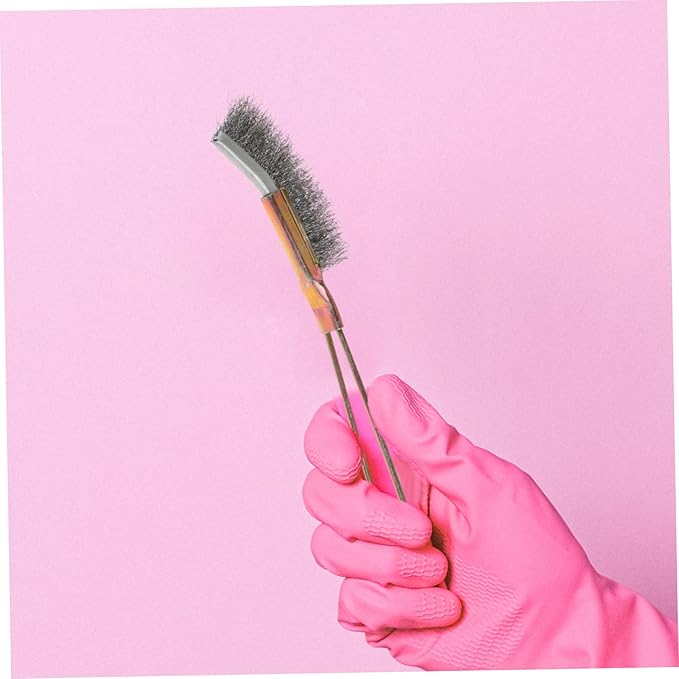 Levemolo 3pcs Bird Cage Cleaning Brush Handle Brushes for Bird Nest Cleaning Essential Pet Supplies