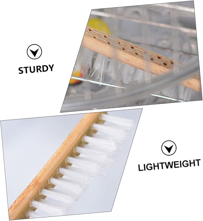 Toddmomy 1pc Bird Cage Cleaning Brush Handle Tool for Effortless Cage Cleaning for Bird and Fecal Ease