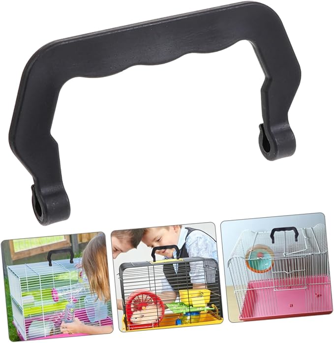 10pcs Portable Plastic Bird Cage Lifting Handle Set Comfortable Grip for Pet Carriers Easy Install for Outdoor Travel with Animals