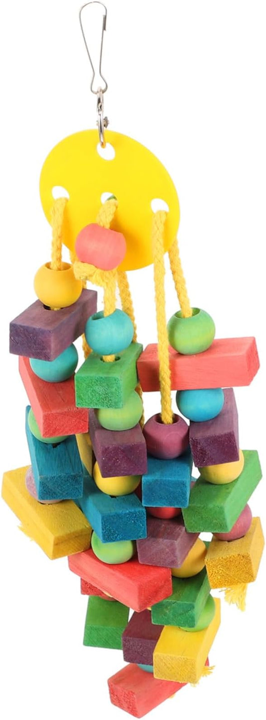 Pet Molar Chewing for Parakeets and Bunnies Fun Bird Cage Accessories for Entertainment and Health for Animals Like Hamsters and Guinea Pigs
