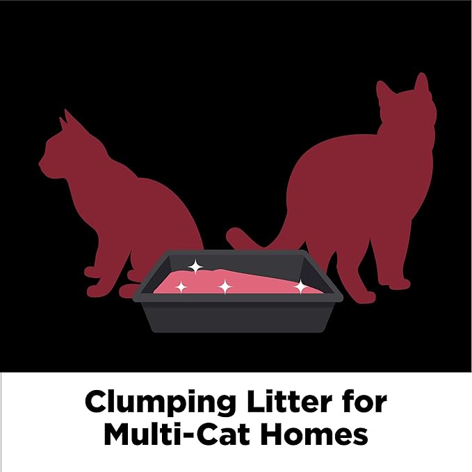 ARM & HAMMER Clump & Seal Platinum Cat Litter, Multi-Cat Clumping Litter Forms Rock-Hard Clumps, Powerful Odor Eliminators with Baking Soda, 14-Day Odor Control, 27.5 lbs