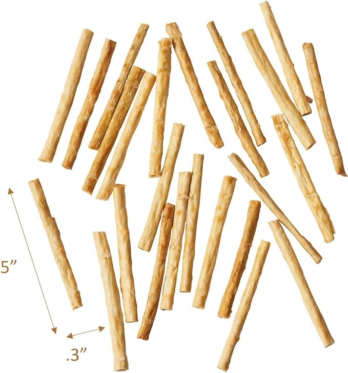 Fieldcrest Farms Nothing to Hide Natural Rawhide Alternative Small Twist Stix for Dogs -50 Pack - All Natural Easily Digestible Chews for All Breed Dogs - Great for Dental Health Plus Magnet