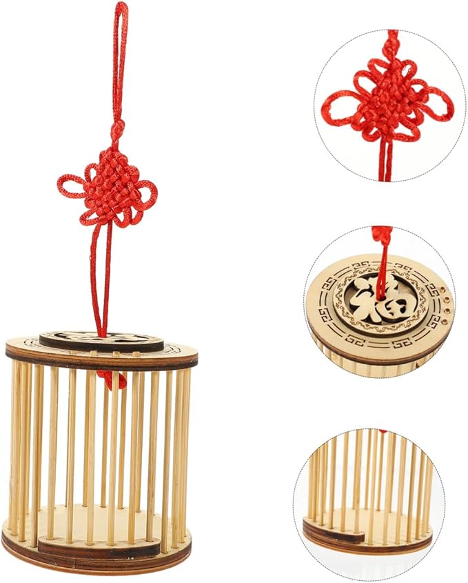 Bamboo Insect Keeper Cage Portable Storage Container Tubes and Feeding Accessories for Observation