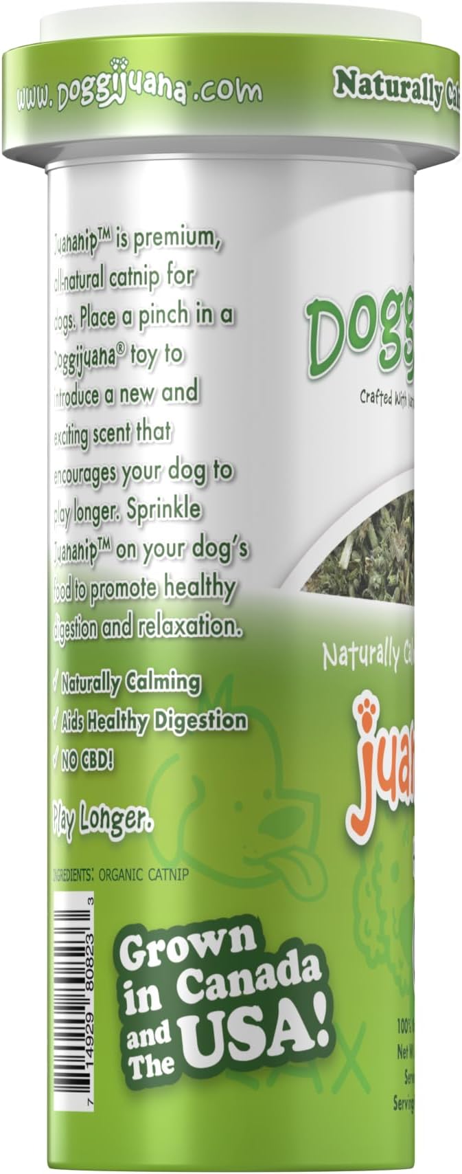 Doggijuana Refillable Juananip Toy Bundle | Squirrel Bundle | Funny Dog Toy Plush with Catnip and Refill | Calming Aid for Dogs | Interactive Chew Toy for Play