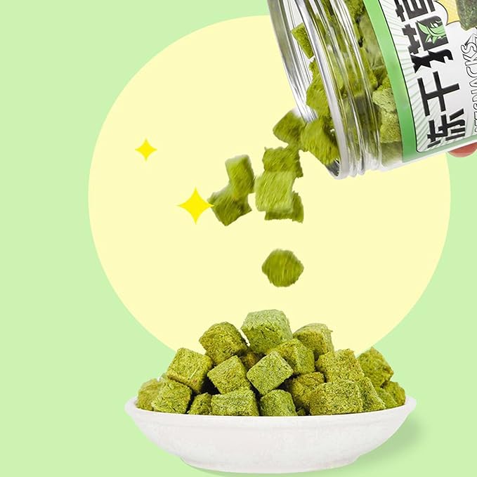 Fun and Entertaining Cat Grass Chewables Wheatgrass Perfect for Indoor Treat 50g Cat Grass Snacks Anti-Hairball Cat Grass for Indoor Cats