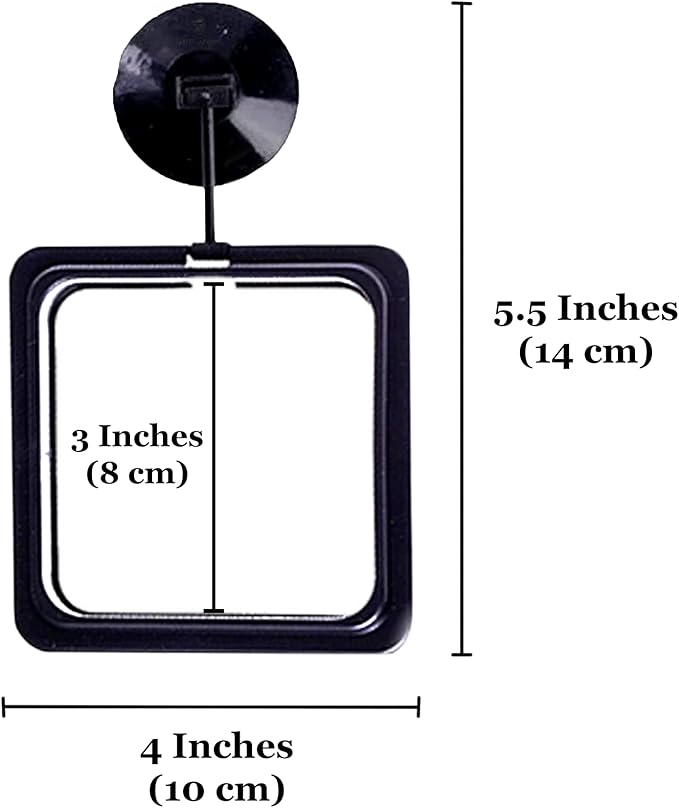 SunGrow Fish Food Feeding Ring, Stop Water Turbulence from Washing Food & Floating Plants into Filtration System, Suitable for Flakes & Floating Fish Pellets (3 Pieces)