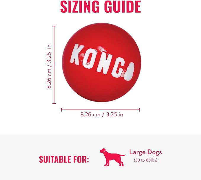 KONG Floppy Knots & Signature Balls (2 Pack) - Knotted Dog Toy Entices Play & Satisfies Instincts - Dog Supplies with Minimal Stuffing - Strong Dog Toy Balls for Fetch - Fox, for Large Dogs