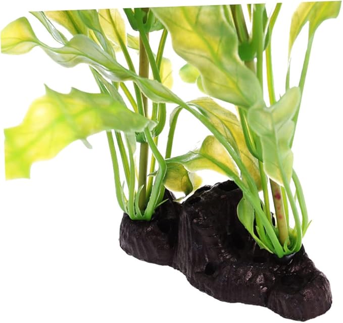 DECHOUS Artificial Kelp Aquarium Plants Decoration Soft Plastic Aquatic Ornaments for Fish Tank Safe for Fish and Pets for Aquascaping and Decoration