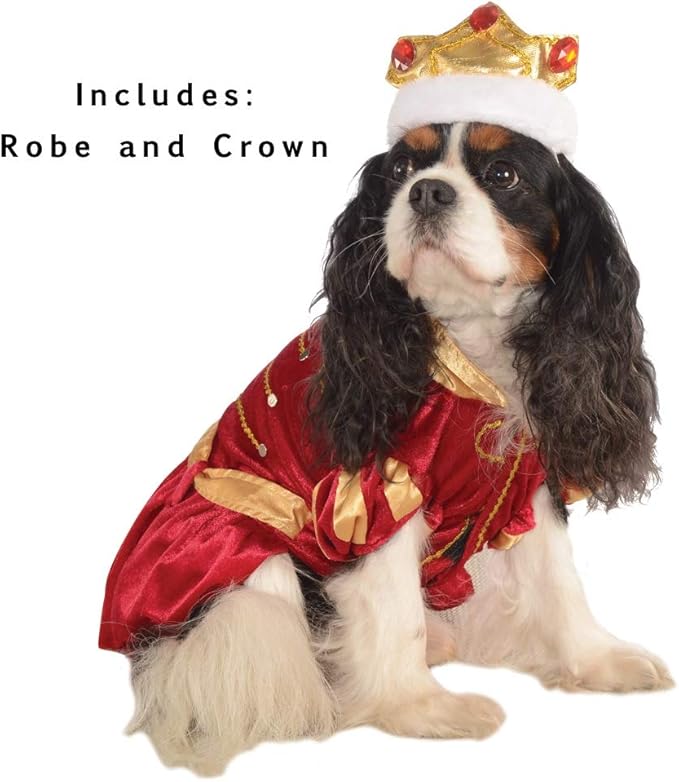 Rubies Kanine King Pet Costume for Dogs or Cats, Small