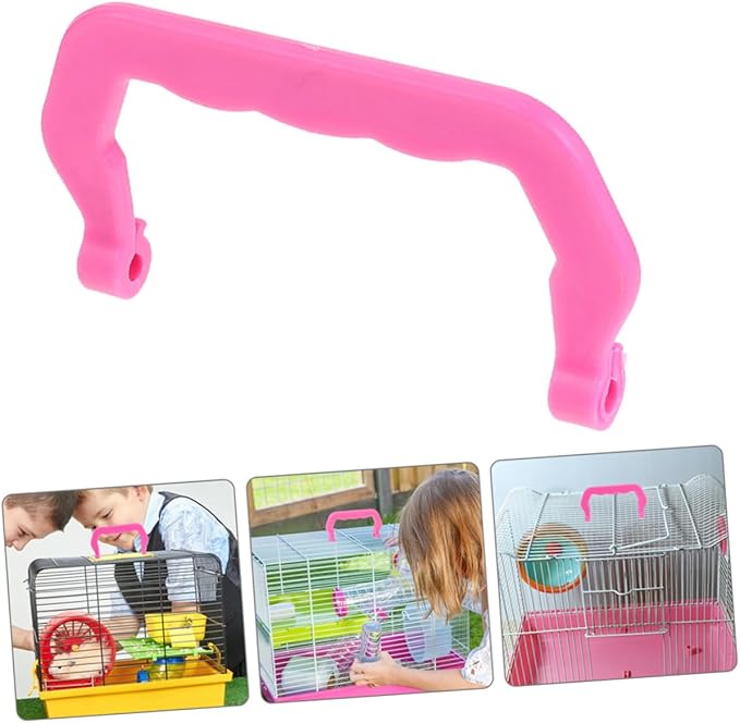 BESPORTBLE 12pcs Plastic Cage Handles for Birdcages and Crates Detachable Replacement Handles for Easy Cleaning and Storage Lightweight and Versatile for Indoor and Outdoor Use