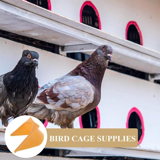 Happyyami 8pcs European Style Pigeon Cage Access Dove Entrance for Racing Pigeons Convenient Bird Cage Accessory Unique Design