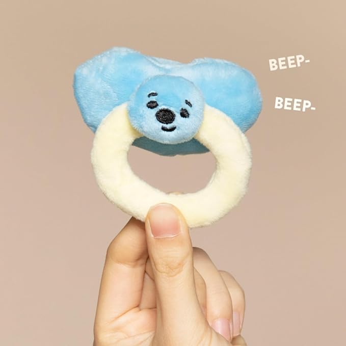 Cat Dog Chew Toy Baby Series Plush Toy Set Cute Pacifier Bottle Rattle Shapes BB Sound Pet Accessories (Pacifier)