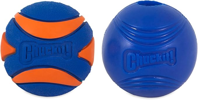 Chuckit! Sonic Dog Ball Medium (2.5 Inch Diameter) Pack of 2, for Breeds 20-60 lbs