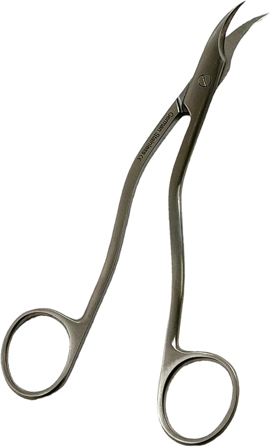 Dog and Cat Nail Cutters Scissors Style German Stainless Steel - For Small Animals, Cats, Dogs, Birds - Grooming Essentials (6")