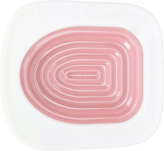 Cat Toilet Training Kit EcoFriendly Safe Toilet Trainer System for Healthier Cats with Recesses for Easy Cleaning for Cat Supplies (Pink)