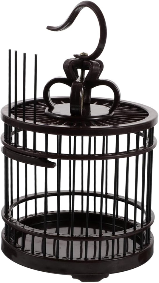 Toyvian Hanging Bird Cage for Small Pets Lightweight and Travel-Friendly Decorative Habitat for Hamsters Crickets and Hummingbirds Easy to Clean and Maintain for Birthday Parties