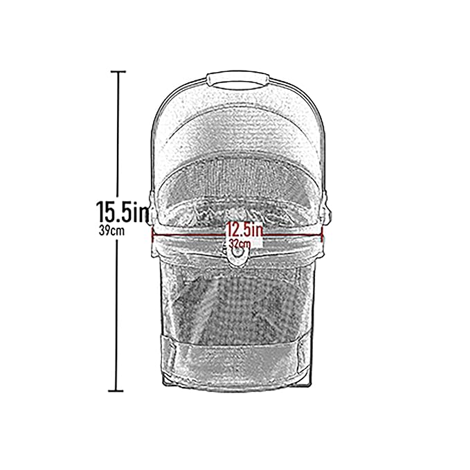 Pet Gear 3-in-1 Travel System, View 360 Ultra Light Travel System Stroller Converts to Carrier and Booster Seat with Easy Click N Go Technology, for Small Dogs & Cats, 4 Colors