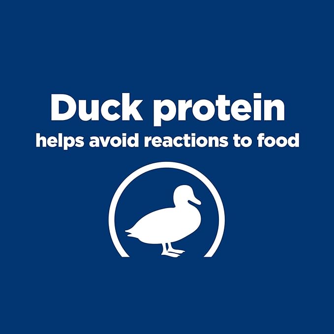 Hill's Prescription Diet d/d Food Sensitivities Wet Dog Food, Duck, 13 oz. Cans, 12-Pack