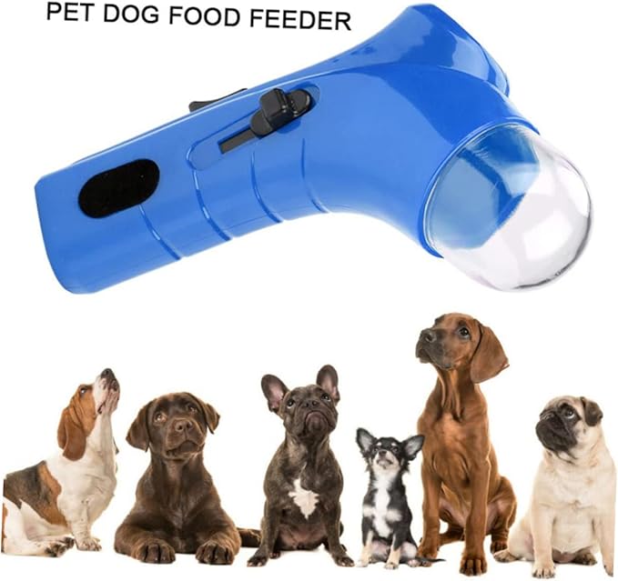 Mipcase 3pcs Dog Treat Launcher Catapult Interactive Snack Feeder for Dogs Cats Spring Trigger Fun Training Toy Comfortable Grip Design