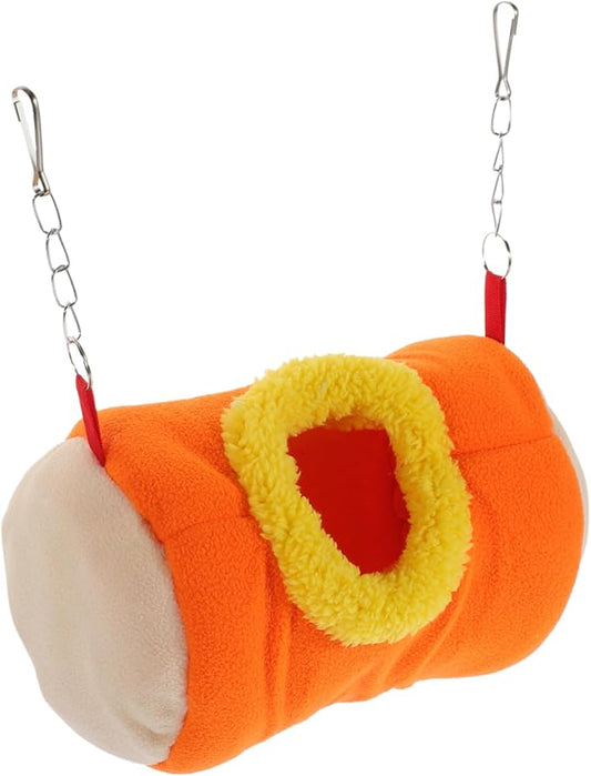 POPETPOP Delicate Hanging Nest for Hamsters Parrots Pets Cozy Sturdy Design for Ferrets Chinchillas Creative Attractive Pet Hideout for Birdcages and Play Areas