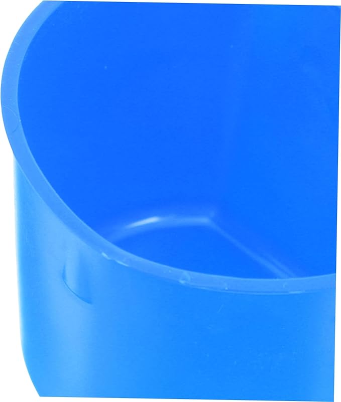 KESYOO 4pcs Hanging Feeding Bowls for Birds and Small Animals Thickened Plastic Water and Food Cups 8.3x8.3x6CM Suitable for Rabbit Chicken and PET Cages