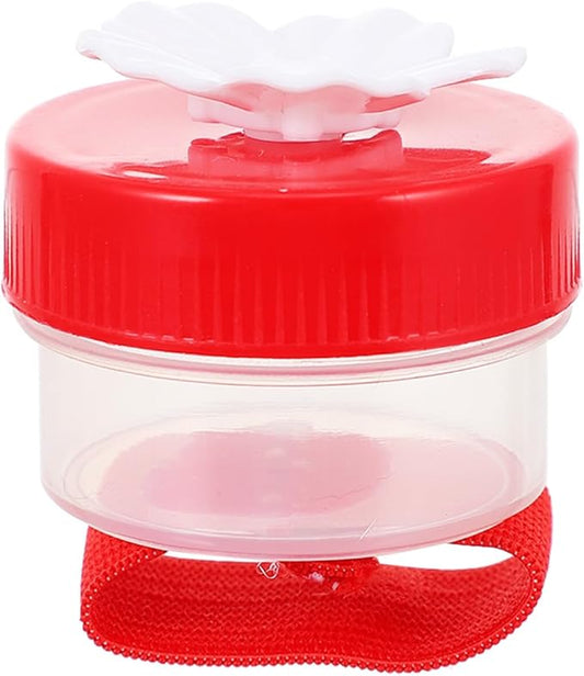 Handheld Hummingbird Feeder Plastic Flower Replacement Feeding Outlet, Small Portable Bird Feeder Accessory for Backyard Birding and Outdoor Use Color Style