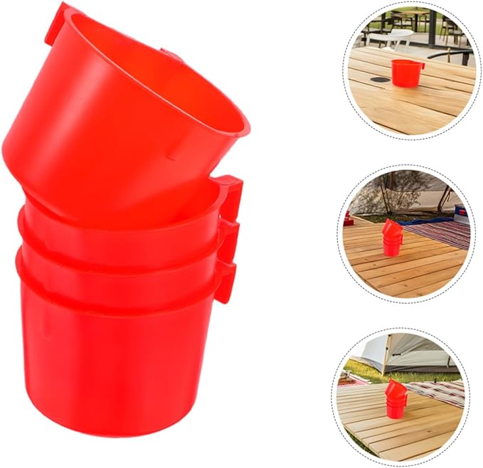 Mikikit 8pcs Hanging Plastic Rabbit Water Bowl and Bird Cage Feeding Cup Thickened Pet Water Feeder 8.3x8.3x6cm for Small Animals and Outdoor Kennel Use