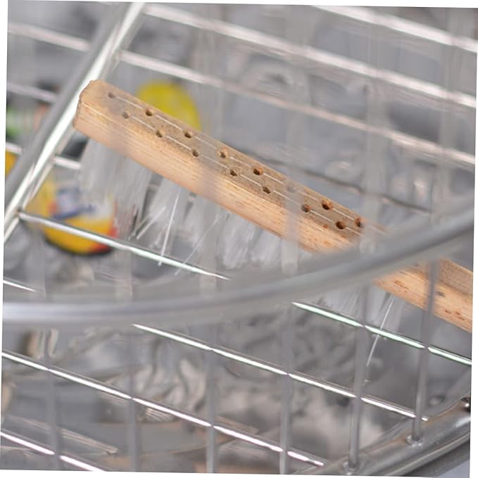SUPVOX 1pc Bird Cage Cleaning Brush Handle Tool for Removing Bird Droppings from Cages and Easy to Store