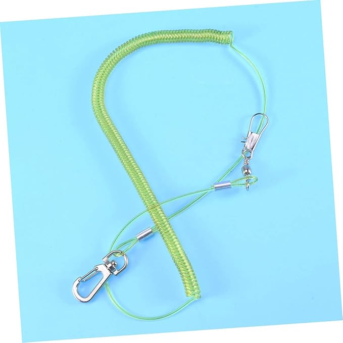 ORFOFE 3m Elastic Parrot Leash Training Rope Bird Harness for Outdoor Activities Bird Cage Accessory Strong Wire for Parrot Conure Random Color