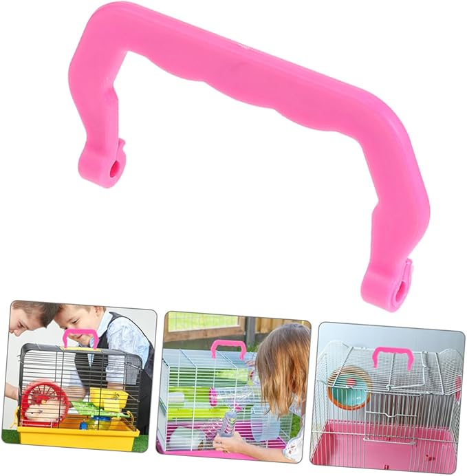 12pcs Plastic Cage Handles for Birdcages Rabbit Crates Dog Carriers Detachable Lightweight Durable Plastic for Easy Carrying Storage Indoor Outdoor Use