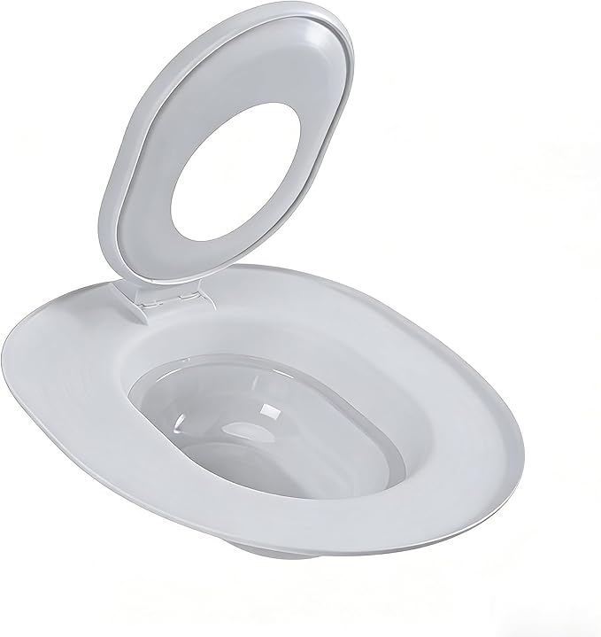 Cat Toilet Seat Training Kit,Reusable Plastic Trainer for Pet Cleaning,Removable Pet Toilet Training System,Portable Trainer for Home Pet Shop Pet Care,Easy Installation,Stable and Durable (Grey)