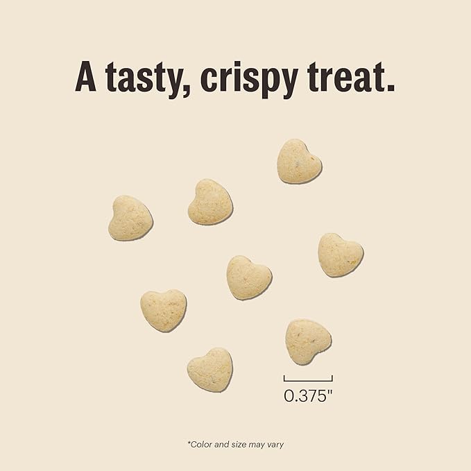 The Honest Kitchen Human Grade Smittens® Bites: Heart-Shaped White Fish Cat Treats, 1.5 oz Bag