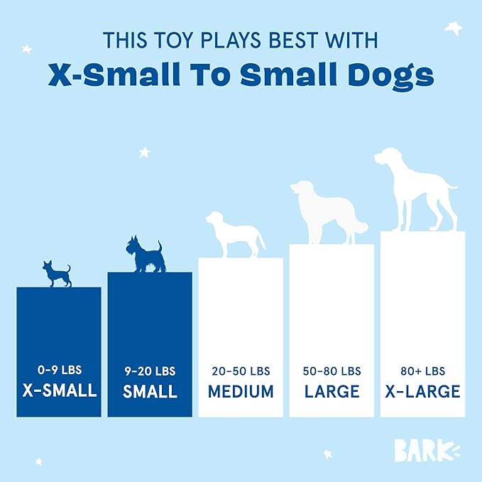 Barkbox Animal Squeakers 4-in-1 Interactive Plush Dog Toy - Squeaky Dog Toys with Crinkle Box and Treat-Hiding - for Extra Small to Small Dogs and Puppies