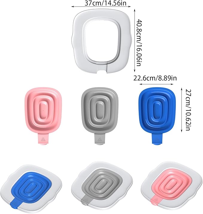 Cats Toilet Trainer - Reusable Plastic Litter Tray & Training Kit
