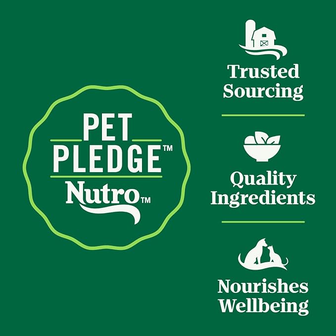 Nutro Wholesome Essentials Natural Dry Cat Food Sensitive Stomach, Chicken, Rice & Peas Recipe Cat Kibble, 5 lb. Bag