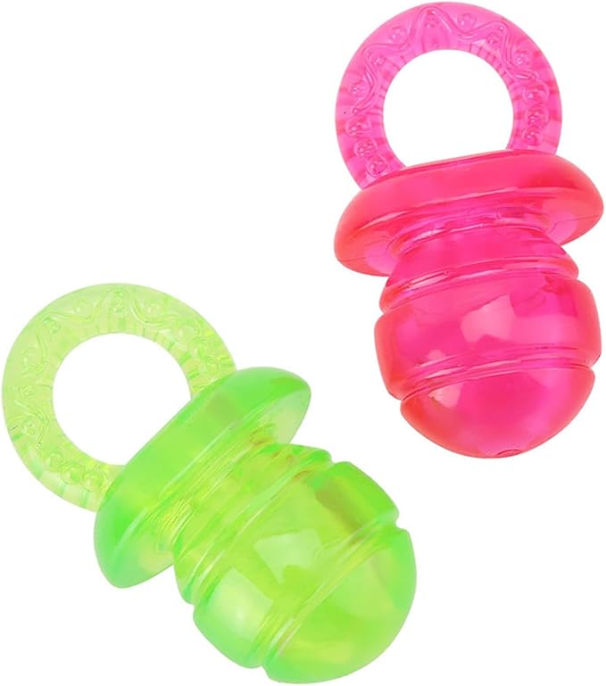 Acouto 2Pcs Pet Puppy Molar Dog Cat Pacifier Chew Playing Ing le Pet Chew for Health Interactive Pet for Teething Puppy