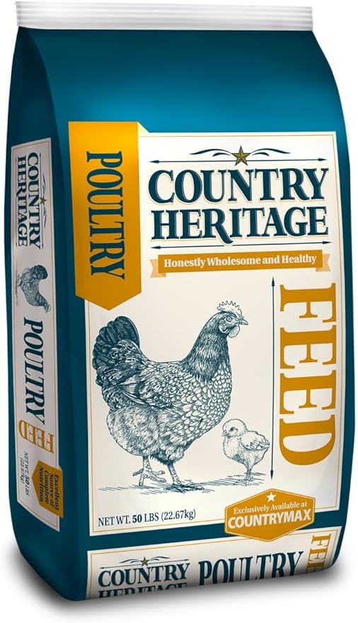 Country Heritage Scratch Grains with Blended Oats for Chickens Poultry 50 Pounds