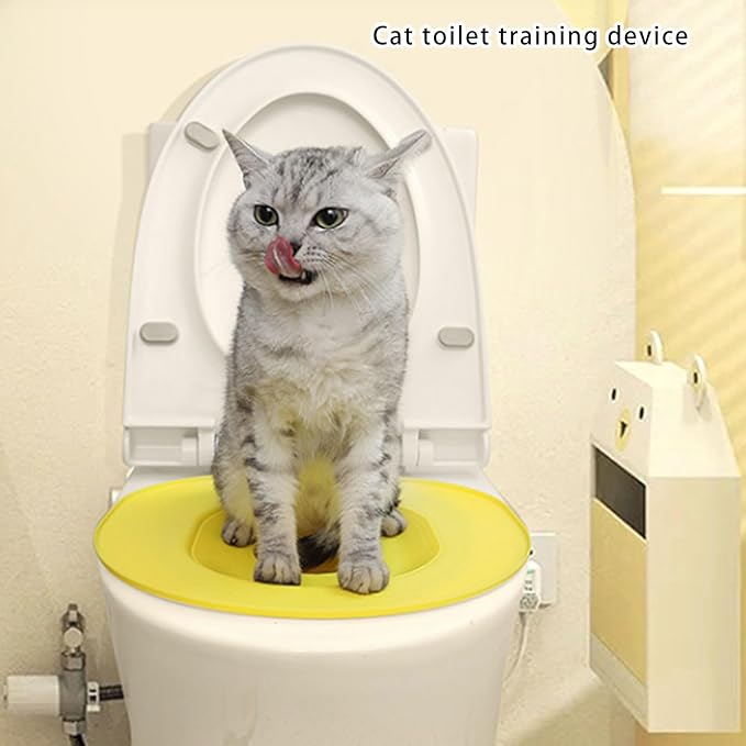 Cats and Dog Toilet Guidance Trainer Reusables Puppy Cats Litter Toilet Pet Training Product Cats Litter Training for Stable and Easy Disassembly
