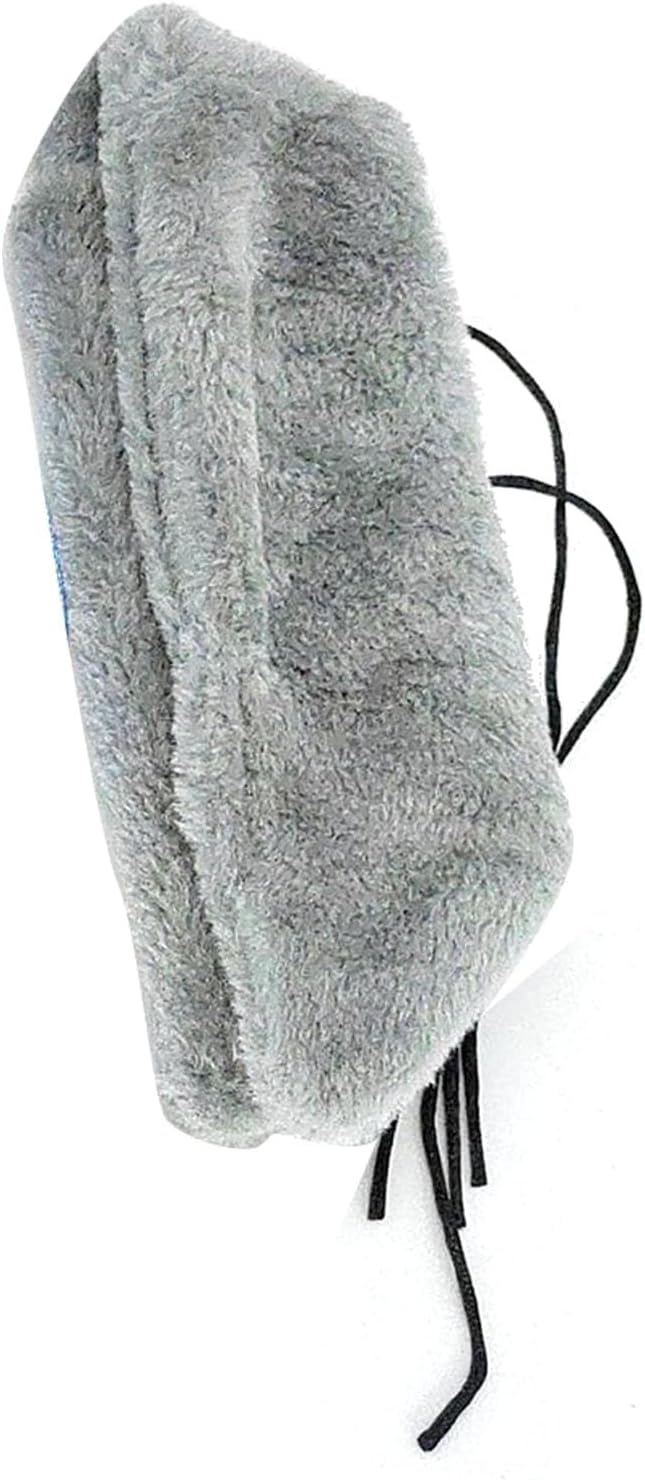 Bird Corner Fleece Warmer, Soft Velveteen Bed for Parrot Parakeet Cockatiel, Lightweight Washable Bird Cage Blanket, Winter Warm Hideaway (Grey)