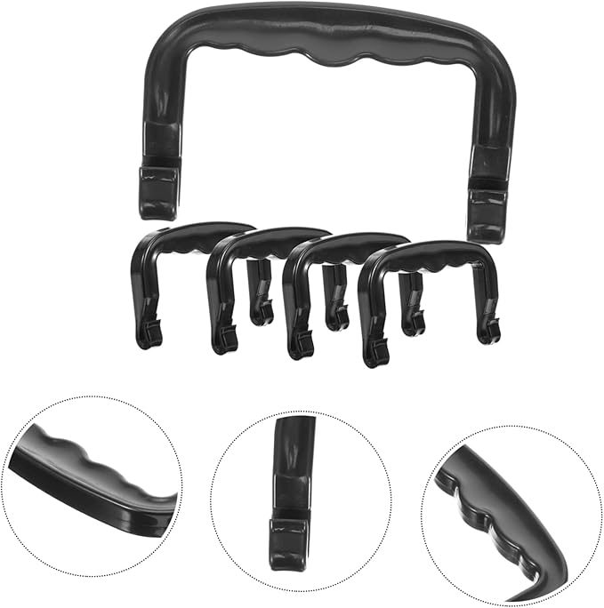 LIOOBO 5pcs Portable Pet Cage Handle Multi-use Plastic Lifting Grip for Bird Hamster Small Animal Cages Lightweight Design for Outdoor Convenience